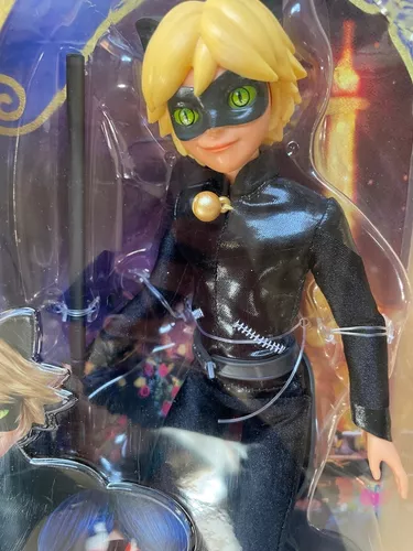 Boneco Cat Noir Miraculous The Movie Playmates Brinquedo 50015 em