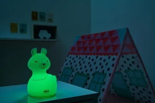 Imagen 4 de 9 de Luz De Noche Para Bebés Recargable Chicco Usb Llama