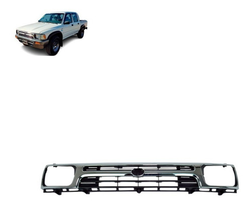 Careta Cromada/gris 4x2 Toyota Hilux 1992-1997