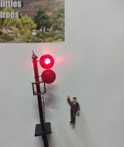 Señal De Dos Aspectos Señal Ferroviaria Ferromodelismo