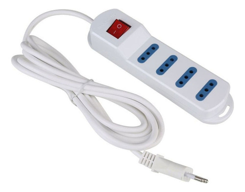 Alargador Eléctrico Certificado 1.5 Mts 4 Tomas +interruptor