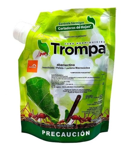 1 Trompa 454g Cebo Hormiga Arriera Pellets Insecticida