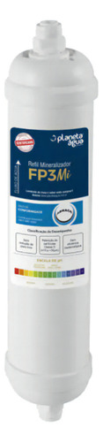 Refil Filtro FP3 MI ¼ Equilibra o PH da Água e Adiciona Sais Minerais Compatível