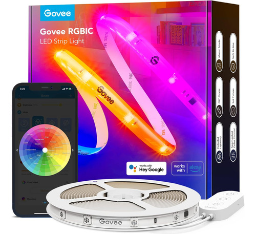 Govee Rgbic Pro Tiras De Luces Led, Tiras Led Inteligentes Q