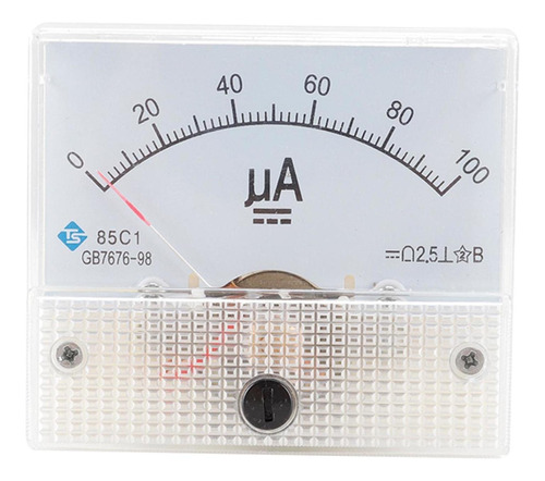 Amperímetro De Corriente Analógica, Profesional 0-100ua