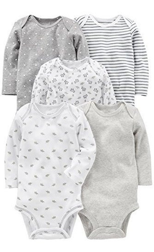 Alegrias Simples De Carters Baby 5pack Traje De Manga Larga