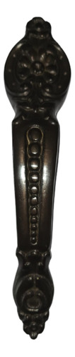 Puxador Em Bronze Oxidado Porta 23 Cm Peça Artesanal Móveis