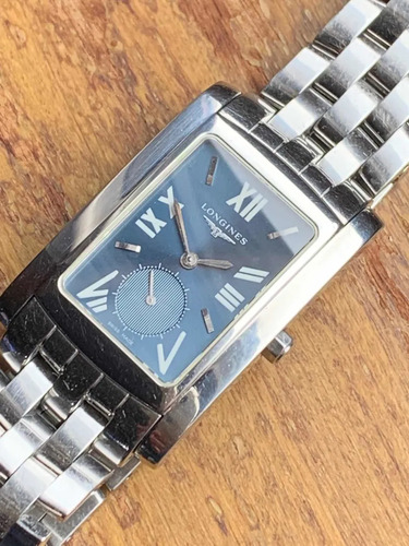Relógio Longines Dolce Vita Excelente Estado Prata Prata Azul (Usado)
