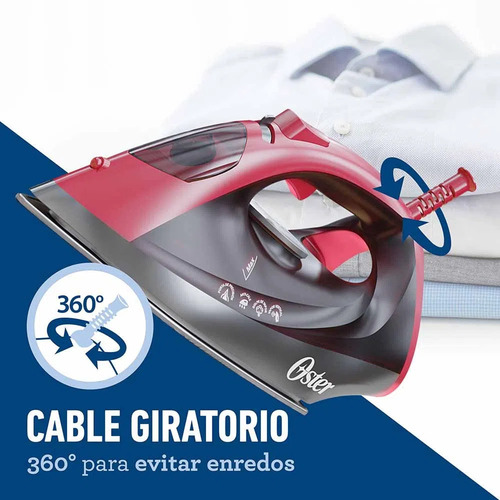 Plancha De Vapor Oster Gcstbs6051 Cerámica Antiadherente