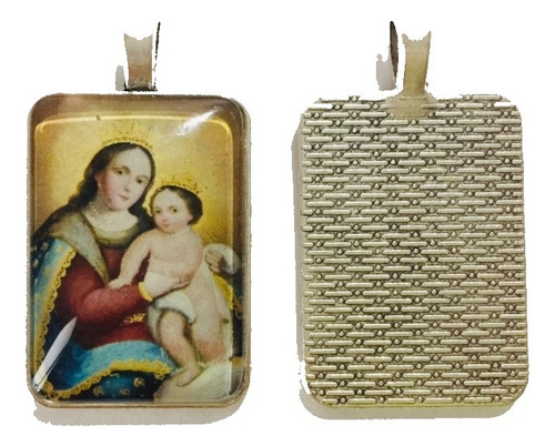 95 Medallas Virgen Del Refugio Mide 3.5cm X 2.5cm
