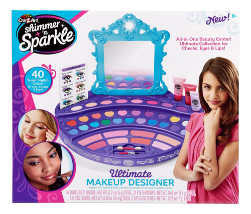 Cra-z-art Shimmern Sparkle Real Ultimate Make Up Kit De Dis