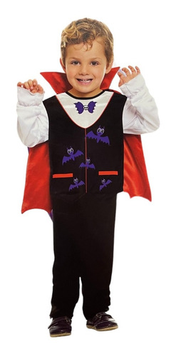 Disfraz Para Bebe Niños Vampiro Dracula Hallowen