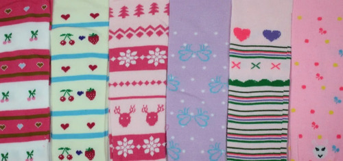 12 Pantys De Algodón Para Niñas - Diseños Surtidos