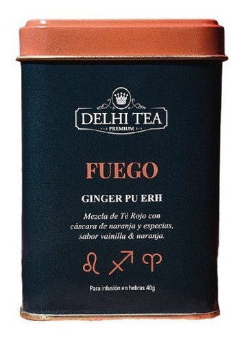 Imagen 1 de 1 de Te Hebras Delhi Tea Premium Lata X 40 G - 4 Elementos