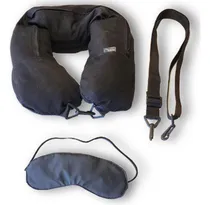 Comprar Almohada De Viaje Cuello Guarda Ropa + Antifaza Linco® * F