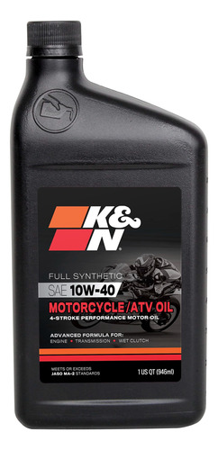 Aceite K&n 10w40 Motorcycle. Full Sintético (946ml)