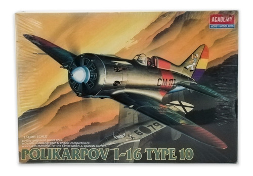 Avión Modelismo Polikarpov I-16 Type 10. Escala 1/48