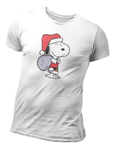 Playera De Snoopy Santa Claus Navideño Navidad