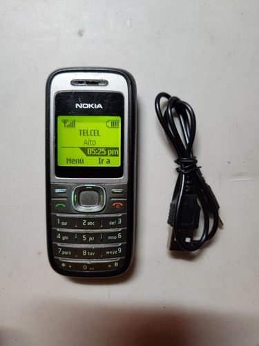 Nokia 1200 Telcel Funcionando Excelente, Con Cargador, Retro, W810, C3, 1100, 1208