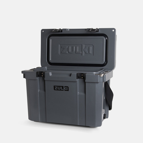 Zulki 15qt - Conservadora Portátil Heladerita 15lts Color Gris Oscuro
