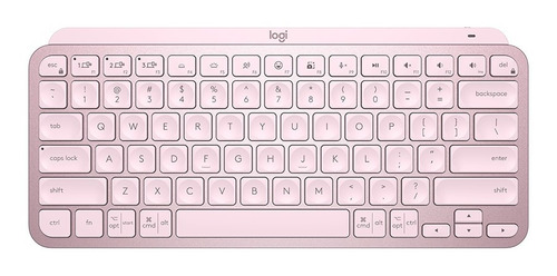 Teclado Logitech Mx Keys Mini Bluetooth - Rosa