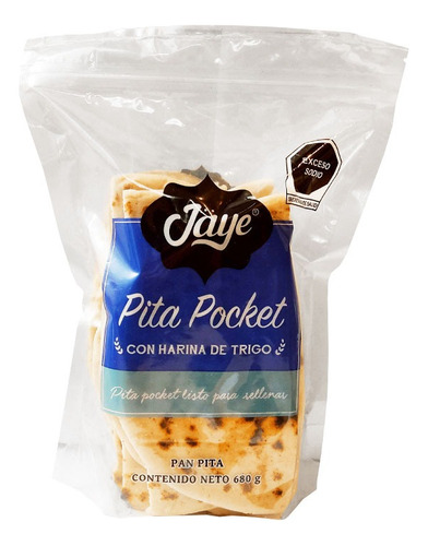 Pan Pita Pocket 680g Jaye