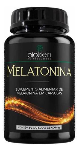 Melatonina - 60 Cápsulas - Bioklein Sabor Sem sabor