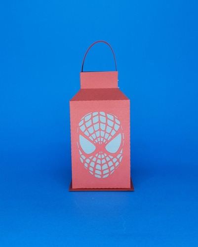 Enfeite De Festa / Vela Led Lampião Homem Aranha - Kit C/ 15