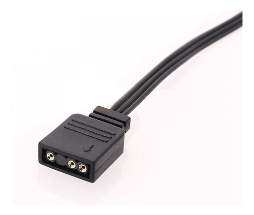 Adaptador Rgb De 4 Pines A Argb Estándar De 3 Pines Y 5 V
