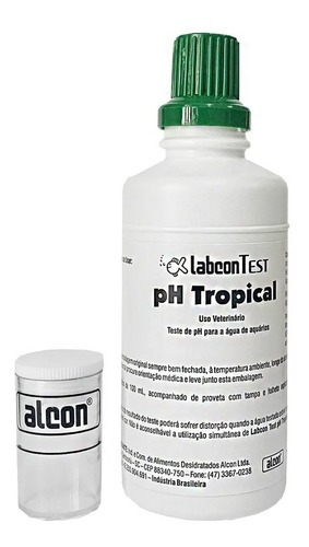 Alcon Labcon Teste Ph Tropical 100ml Aquários