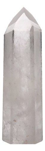 Ponta De Cristal De Quartzo Pedra Natural Lapidada 161g 10cm