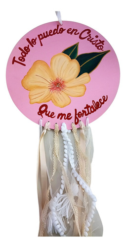 Set De Cuadros Decorativos - Mdf 30 Cm Dios Suplira Todo