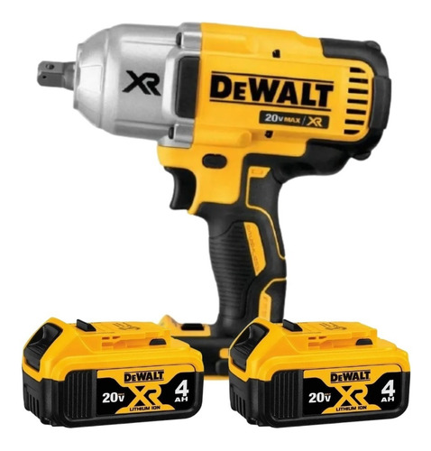 Chave De Impacto 2 Baterias 20v 4ah Dewalt Dcf899 S/ Carreg