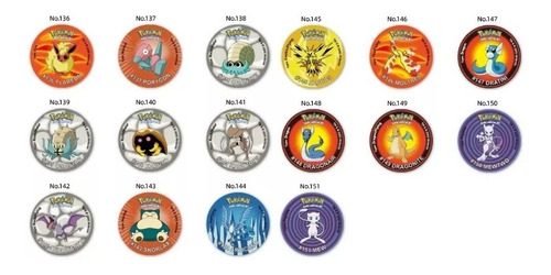 Colección Completa De Tazos Pokemon Retro