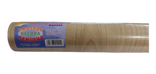 Imagen 4 de 5 de Papel Contact Símil Madera Pvc Autoadhesivo 10m X 45cm