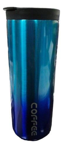 Termo Caliente Termo Personal Termo Bebidas Calientes 0177 Color Azul Degrade