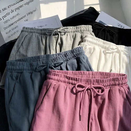 Pantalones Cortos Casuales De Verano Con Cintura Elástica Y