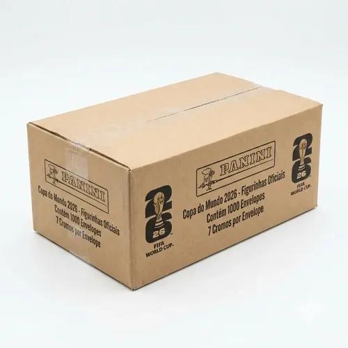 Caixa Lacrada Com 1000 Envelopes - Copa Do Mundo Fifa 2026
