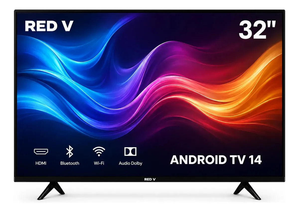 Televisión Redv 32 Pulgadas Smart Tv Android 14 Hd