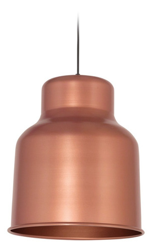 Lámpara Colgante Pantalla De Aluminio E27 Apto Led Moderna