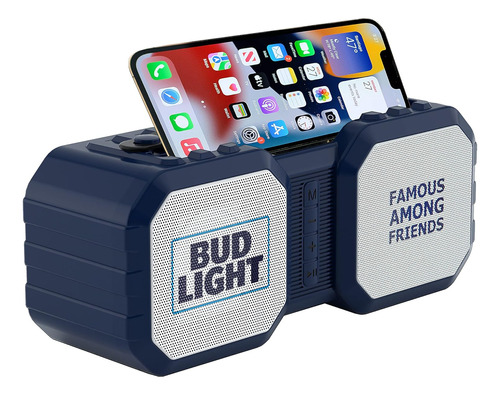 Bocina Bluetooth Robusto Bud Light Con Soporte Para Telefon