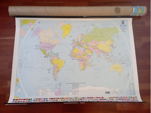 Poster Mapa Mundi Atlas Mapa Mundial