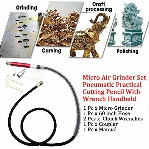 Micro Air Pencil Type Die Grinder Aire Powered 65000 Rpm