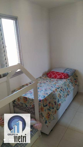 Imagem 16 de 23 de Cobertura Com 3 Dormitórios À Venda, 64 M² Por R$ 480.000,00 - Parque Maria Domitila - São Paulo/sp - Co0070