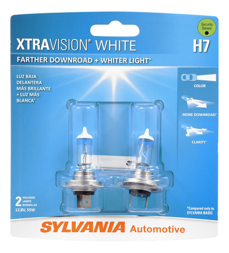Foco H7 Xtravision White Par Sylvania 