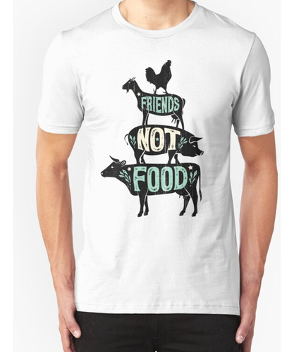 Franela  Not Food Vegan Vegetarian Animal Lovers