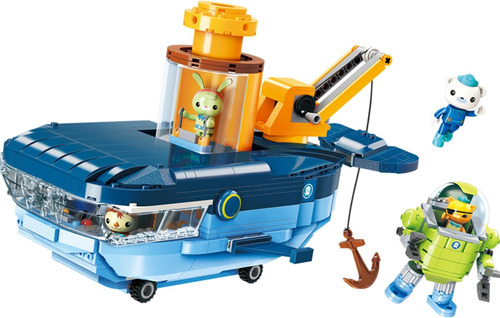 Little Froggy Building Block Toys The Octonauts Gup-c De Con