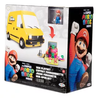 Playset De Mario Bros Camioneta Con Figura Incluida Pelicula