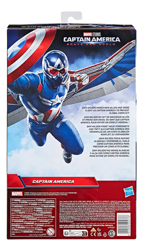 Muñeco Accion Marvel Hasbro 9301 30cm Falcon Capitan America