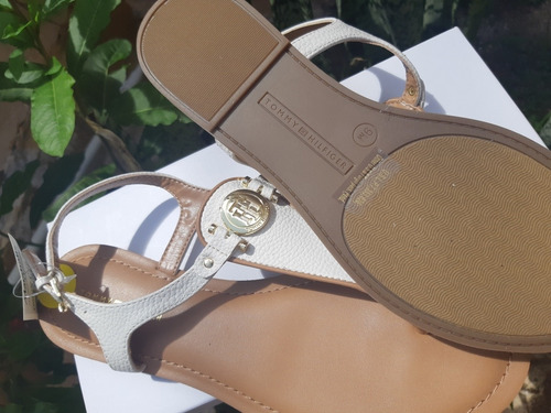Sandalias Tommy Color Blancas Impecables